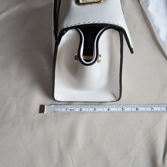 MICHAEL KORS Whitney White Medium Leather Satchel - Picture 12 of 13